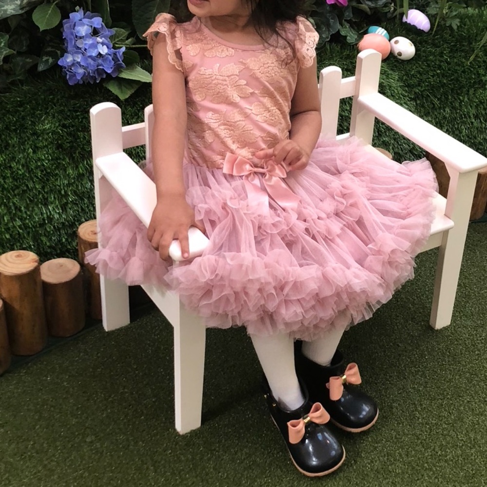 Popatu dress with sparkle top detail. 2T/3T